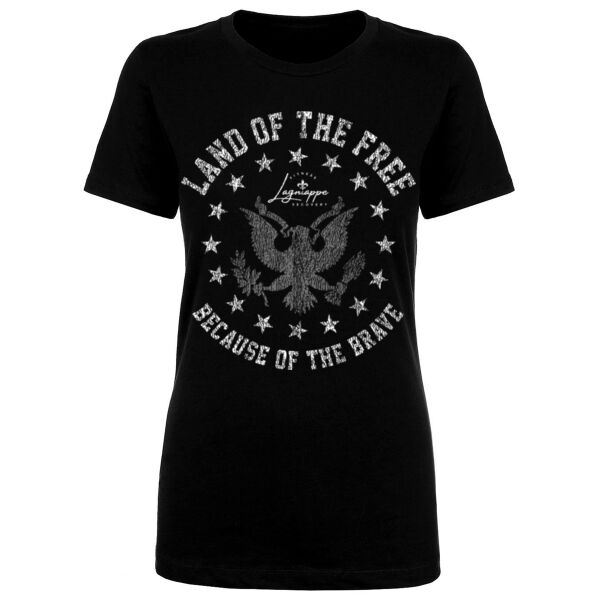 LAND OF THE FREE - WOMEN'S FITTED T-SHIRT - $W6N4HD$ Thumbnail